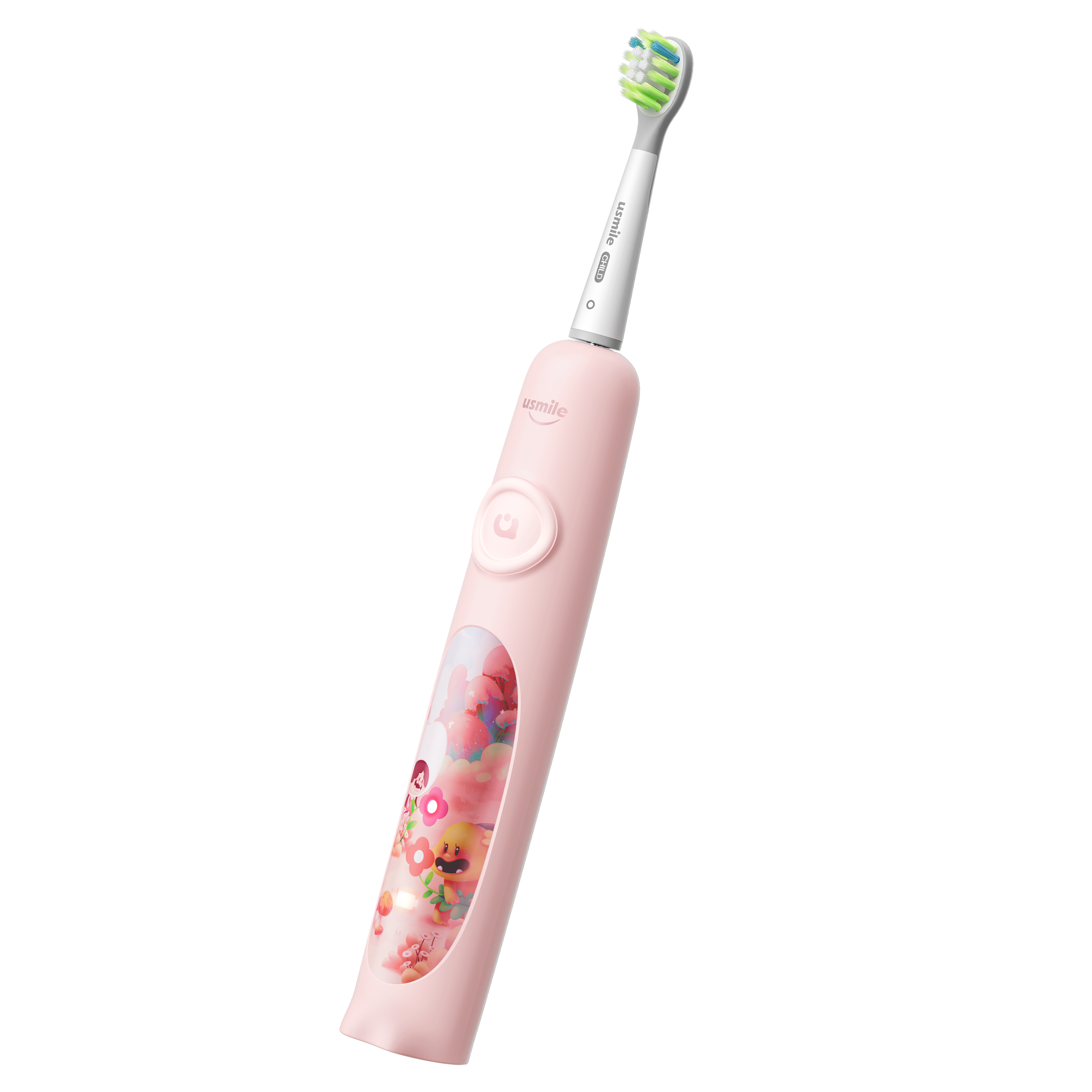 usmile 儿童声波电动牙刷Q4绿色高清大图