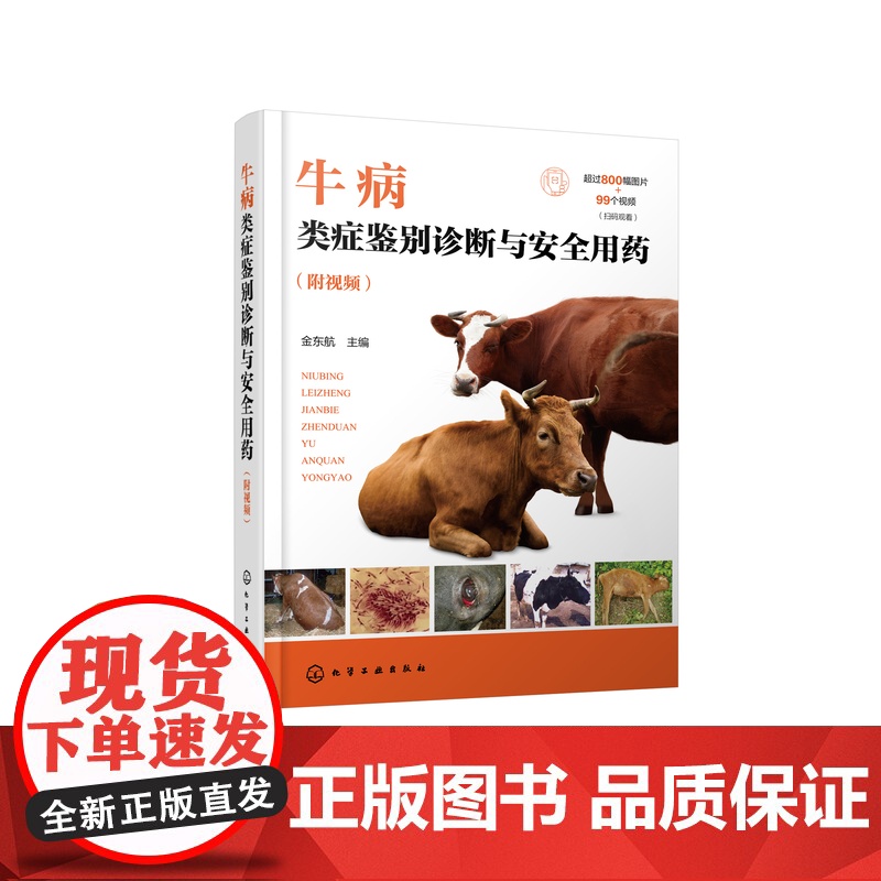 牛病类症鉴别诊断与安全用药 附视频 9787122466112 金东航 编 化学工业出版社高清大图