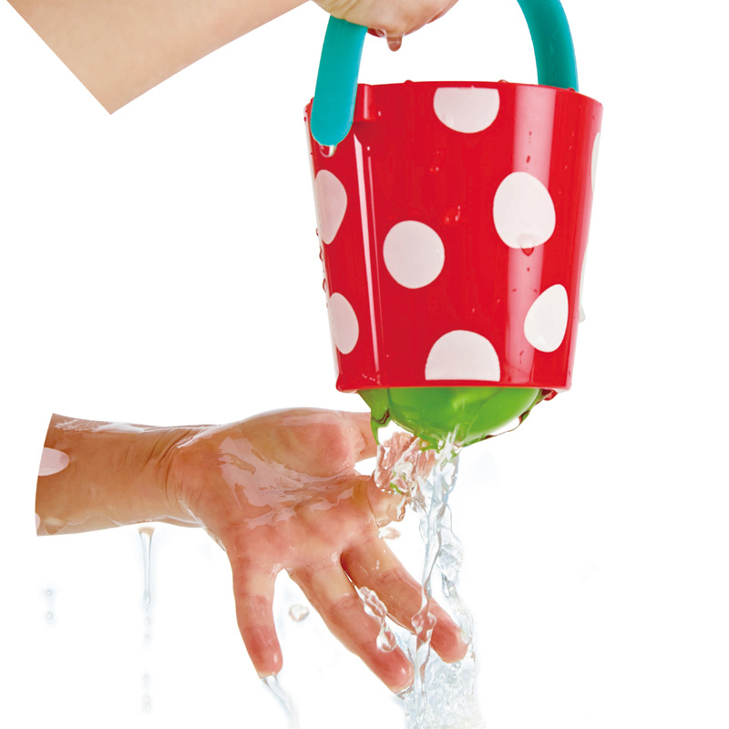 Hape花式水漏桶组合套宝宝洗澡浴室玩具年龄段12个月以上男孩女孩玩具