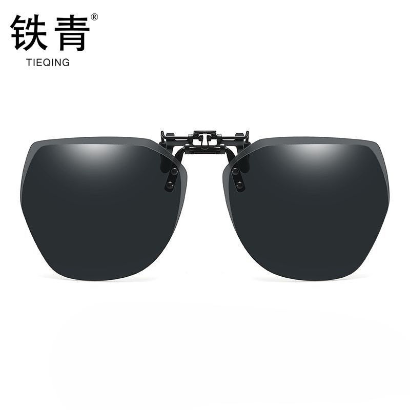 铁青眼镜偏光夹片L44 副高清大图