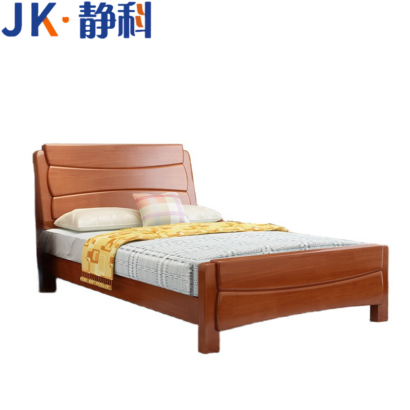 静科木质床1200*2000*1000mm(含床垫)套高清大图