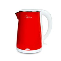 美的(Midea) SCU1579 304不锈钢1.5L容量 双层防烫烧水壶