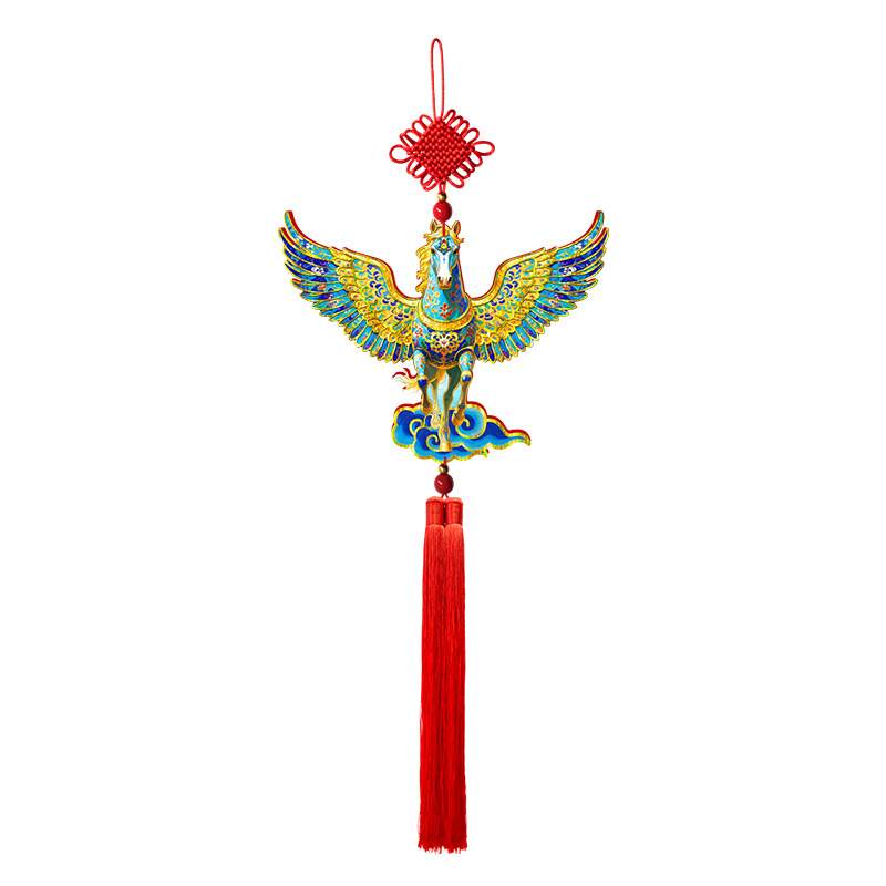 福人福地2026马年春节挂饰玄关客厅电视背景墙面过年装饰挂件创意高清大图