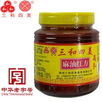 三和四美红方腐乳500g