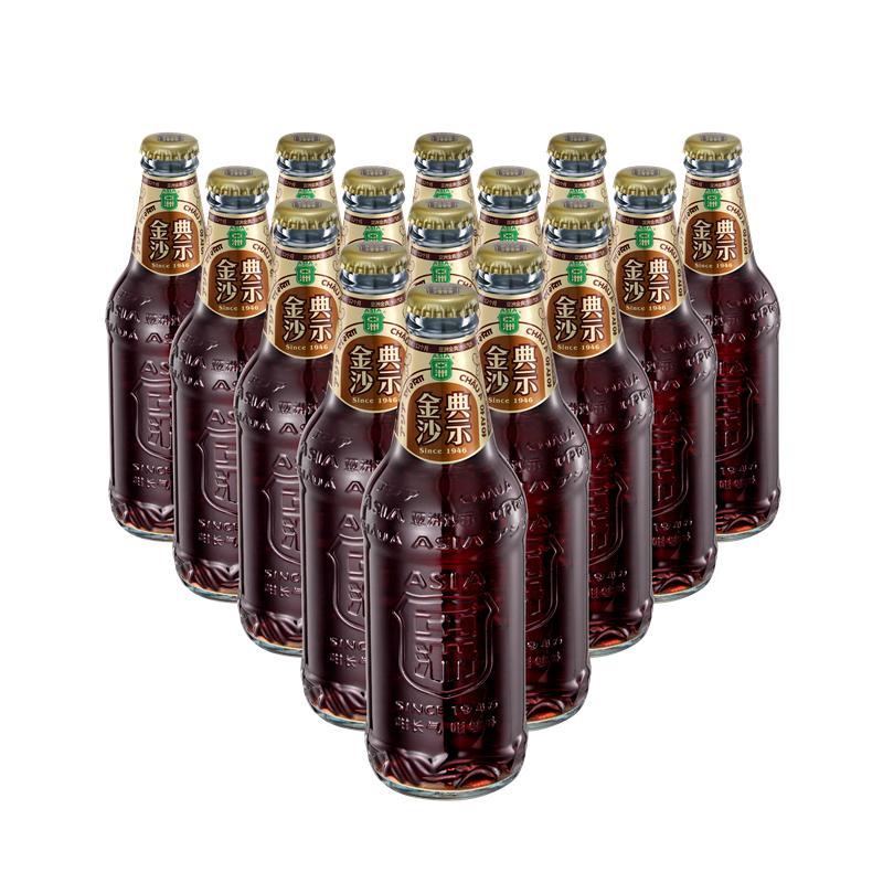 亚洲asia金典沙示汽水碳酸饮料325ml15玻璃瓶装整箱原味含糖怀旧沙士