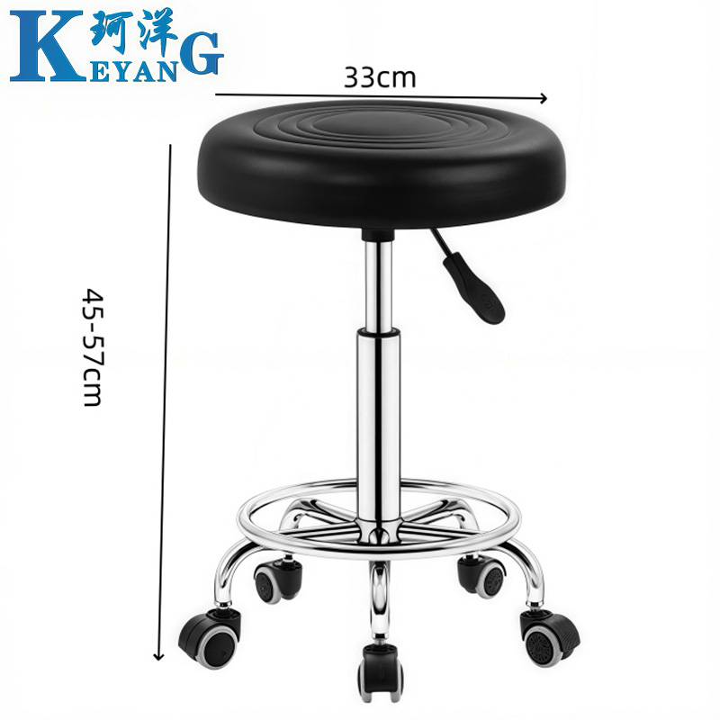 珂洋 吧台椅 滑轮款 把高清大图