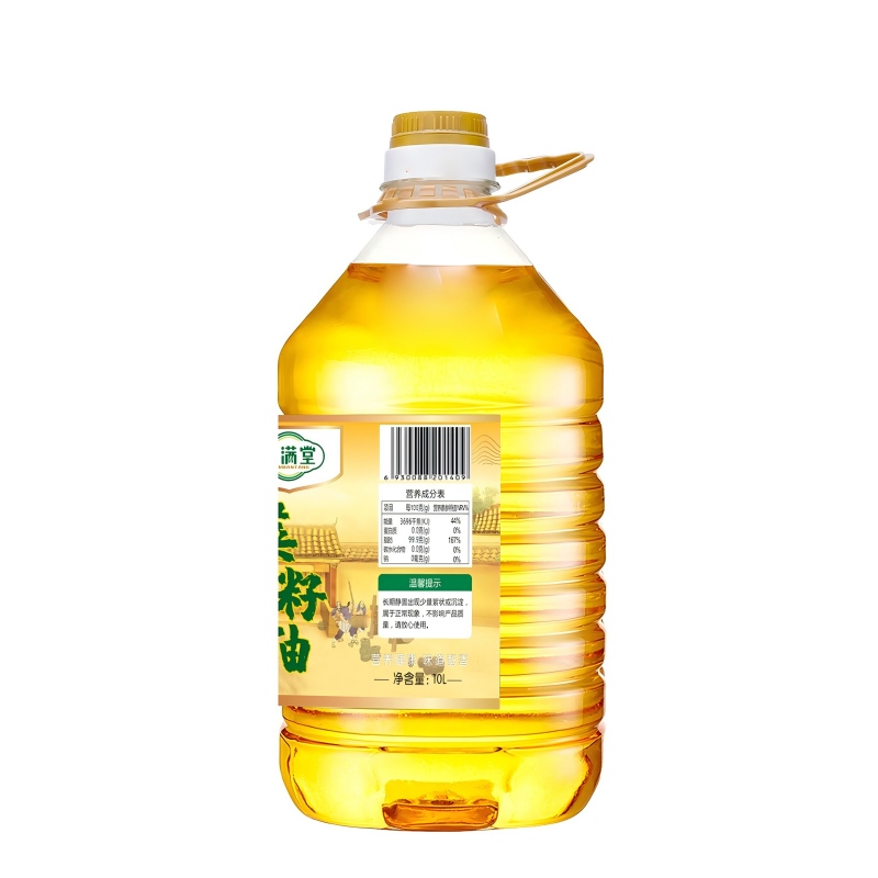钿满堂菜籽油10升/桶高清大图