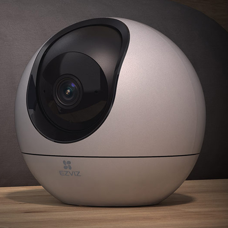 萤石智能家居摄像机c6ai旗舰款400万全景网络云台摄像头手机远程高清