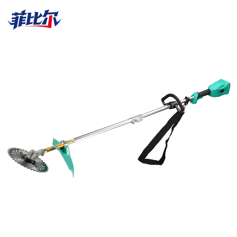 菲比尔电动割草机充电式锂电池家用打草机农用工具手持除草机神器切割机高清大图