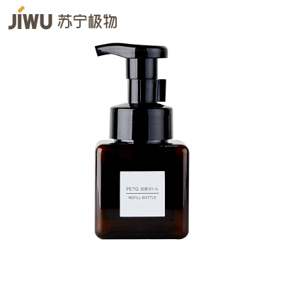 苏宁极物 四方泡沫型替换瓶250ml(棕色)