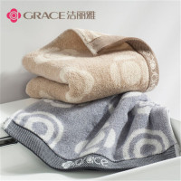 洁丽雅(grace)毛巾8045 纯棉强吸水舒适面巾76*34cm(单位:件)