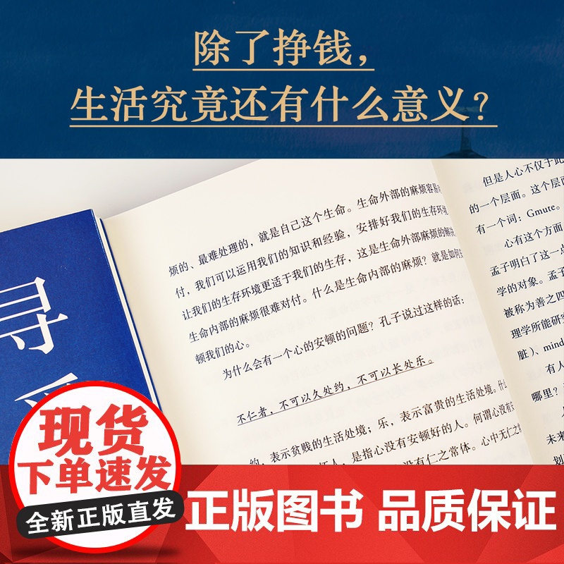 寻觅意义 复旦大学王德峰教授力作 小嘉 火遍全网演讲合集 他用四十多年中西方哲学修养帮你厘清现实的迷雾 正版书籍高清大图
