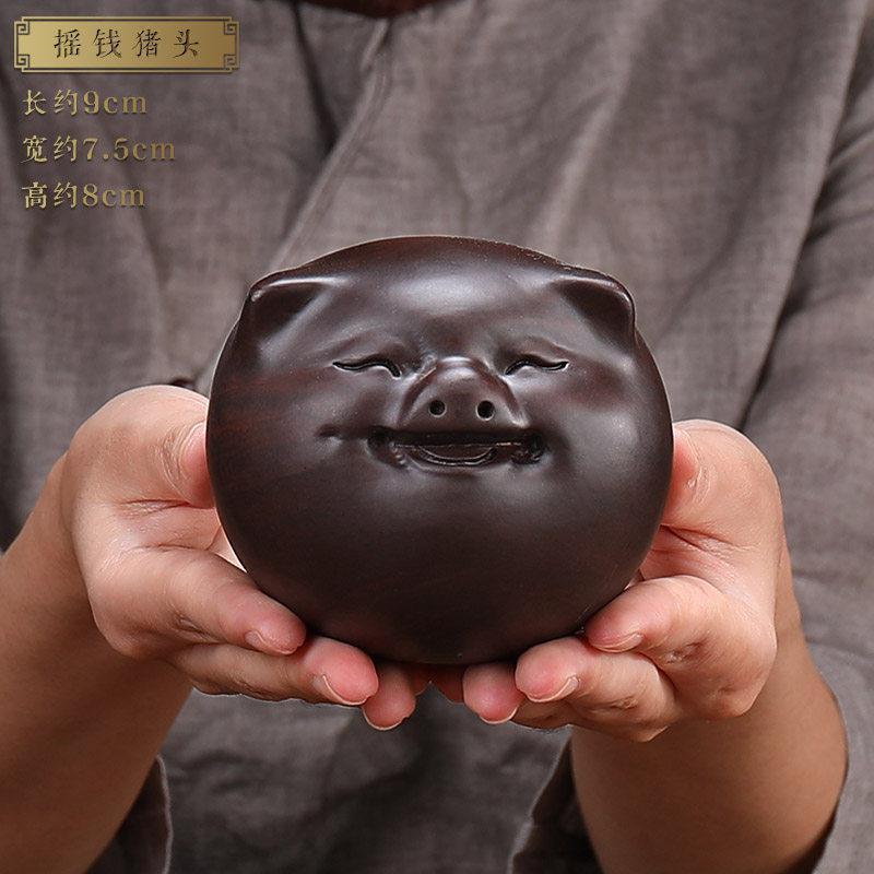 美帮汇十二生肖猪摆件客厅福猪摆设酒柜装饰品办公室桌摆设高清大图