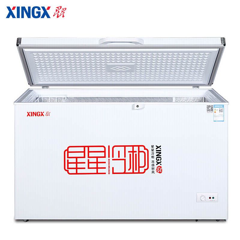星星（XINGX）BD/BC-358G商用冰箱大容量冰柜顶开门卧式冷藏冷冻转换单温大冷柜冰鲜急冻雪柜