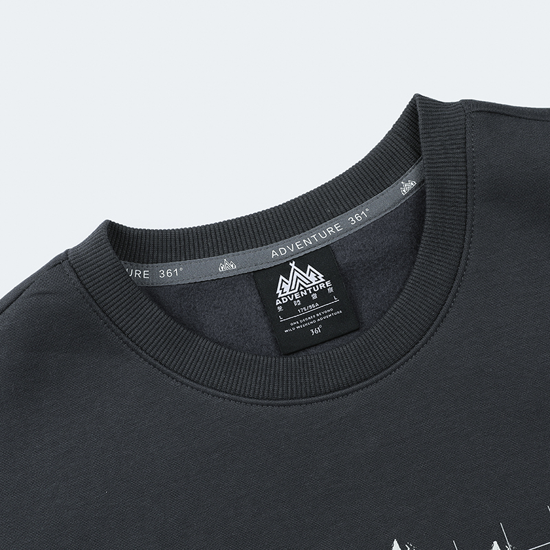 361°运动卫衣男新款套头卫衣常规舒适上衣552443802高清大图