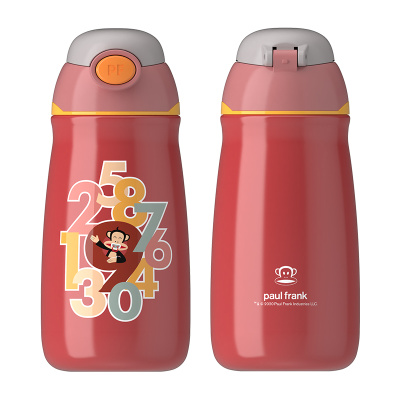 大嘴猴Paul Frank 一杯两盖保温杯PFD302