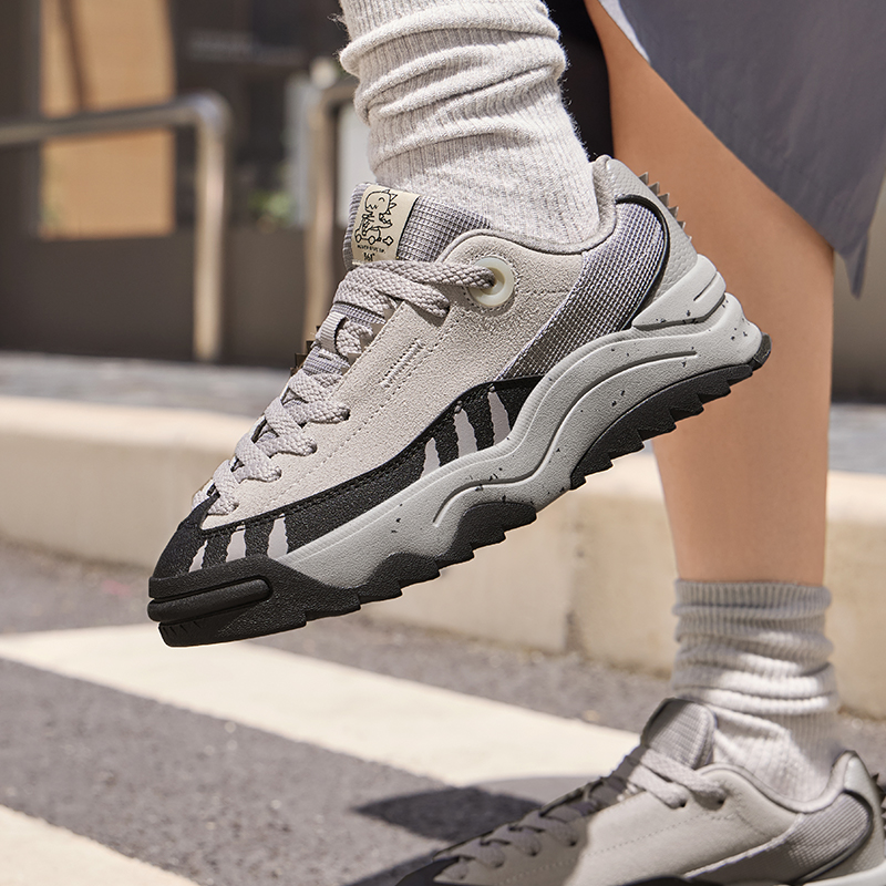 恐龙鞋丨361°女鞋运动鞋新款休闲鞋子厚底百搭平底板鞋女款高清大图