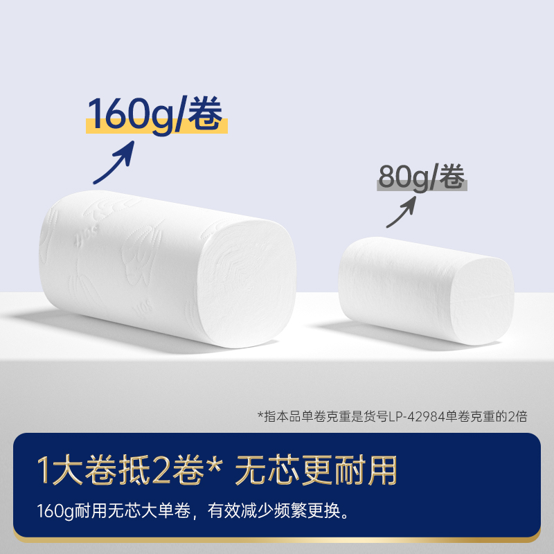 蓝漂LP-57681白色圆卷15卷X1提装-HB高清大图