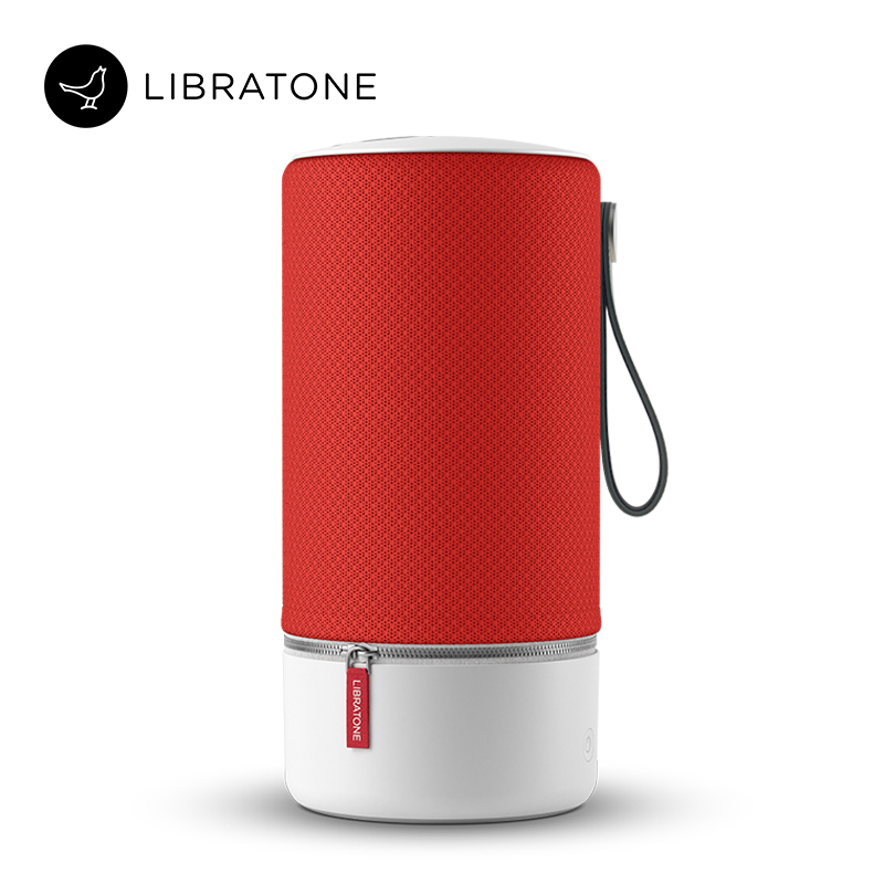 Libratone(小鸟音响)Zipp 无线音箱/智能音响/蓝牙WIFI音箱/家用移动音响/蓝牙音箱 悦红色
