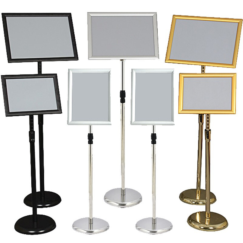 不锈钢可伸缩立牌展示牌视频