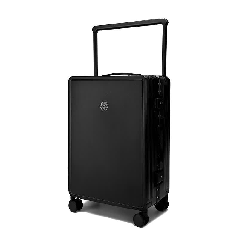 恒源祥(HYX) 多彩宽拉杆铝框箱HYX8080灰色20寸拉杆箱可登机旅行行李箱轻便耐用密码箱商务出差旅行行李箱高清大图