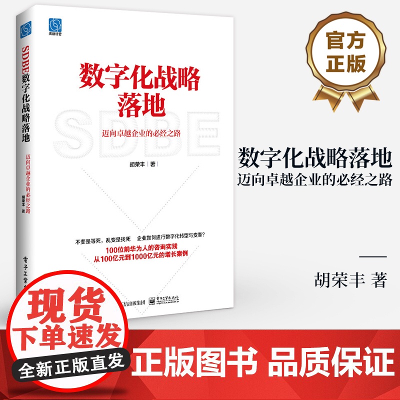 店 数字化战略落地 迈向卓越企业的必经之路 胡荣丰 系统的企业数字化转型方法论 数字化转型底层逻辑 数字化转型路径书高清大图
