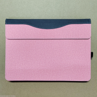 VEKER 笔记本电脑保护套用于微软Surface Laptop第7版13.8英寸防刮便携商务办公轻薄本PU内胆包壳 粉色