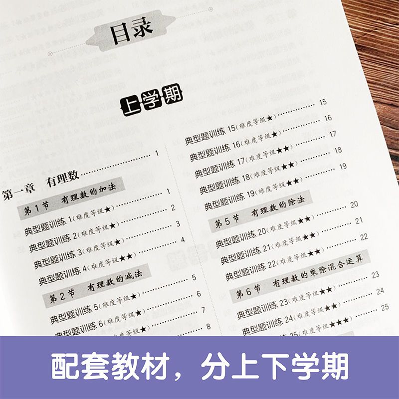 周计划.初中数学计算题高效训练789年级七八九初一初二初三中考书 7年级