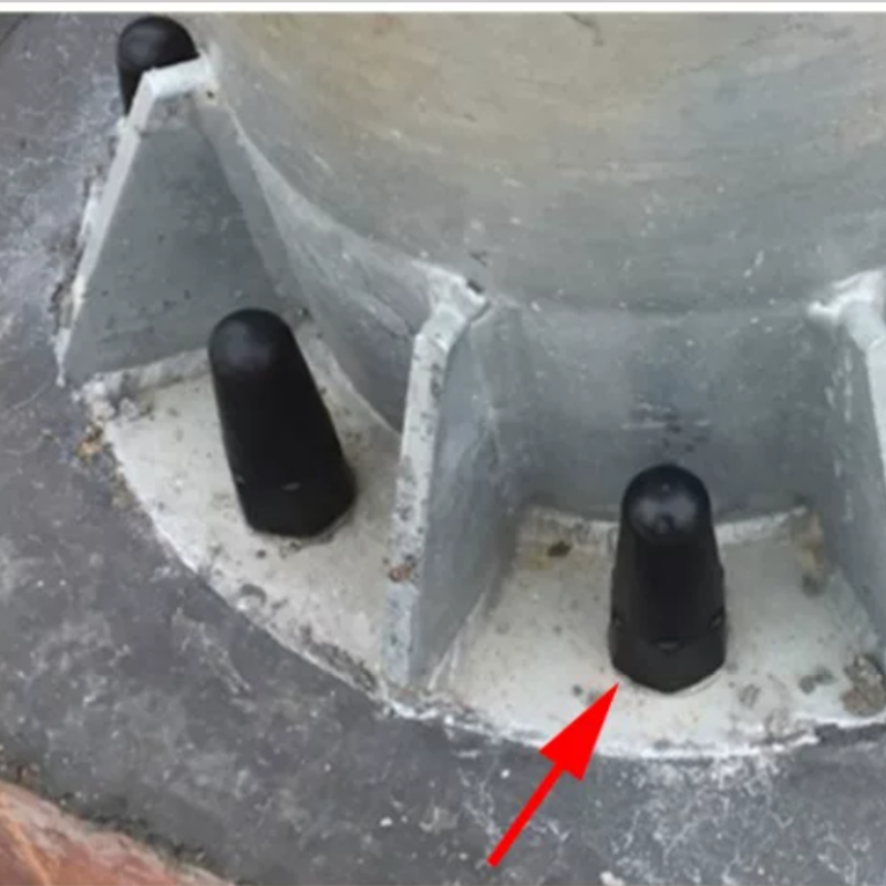 六角螺丝钉螺母盖帽M16*24*53 10个装
