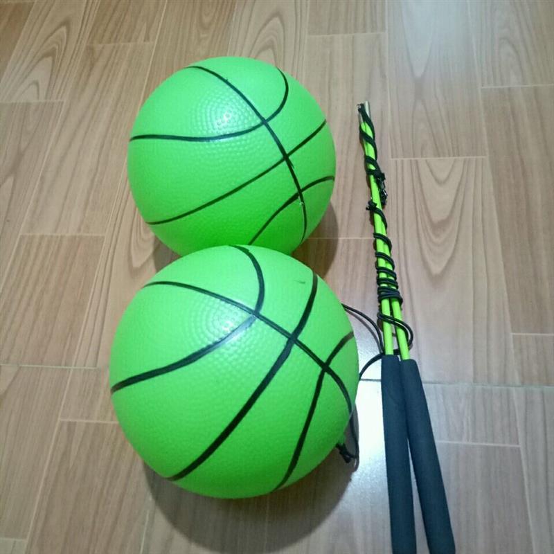 新款7寸充气广场健身甩甩球中老年儿童锻炼身体手甩弹力球