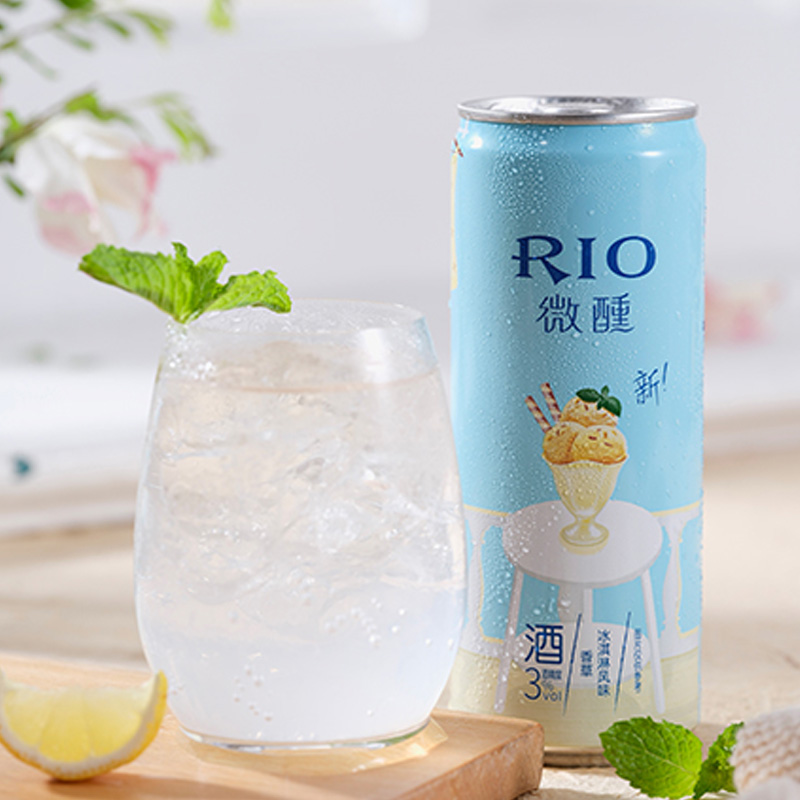 RIO锐澳微醺3度鸡尾酒洋酒小美好系列330ml混合6口味10罐装果酒高清大图