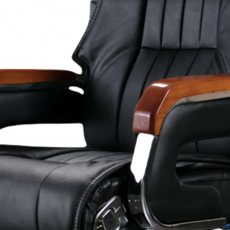 豫龙都 老板椅 加搁脚把高清大图