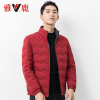 yaloo/雅鹿羽绒服男 短款冬季2018新款男士保暖修身上衣潮