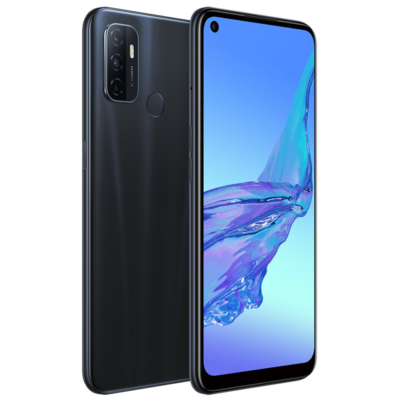 OPPO A32 琉璃黑 4GB+64GB 5000mAh超大电池 4G大运存 90Hz灵点护眼屏 全网通4G 全面屏大内存学生老年人全网通手机