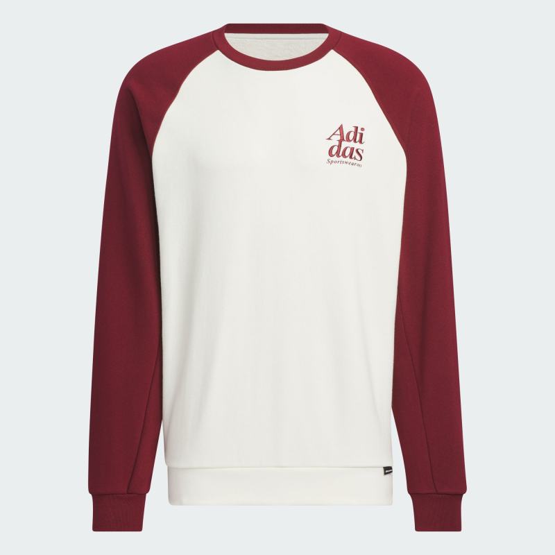 adidas/阿迪达斯卫衣运动休闲舒适针织圆领男装套头衫JE6113 CccAg M JE6113
