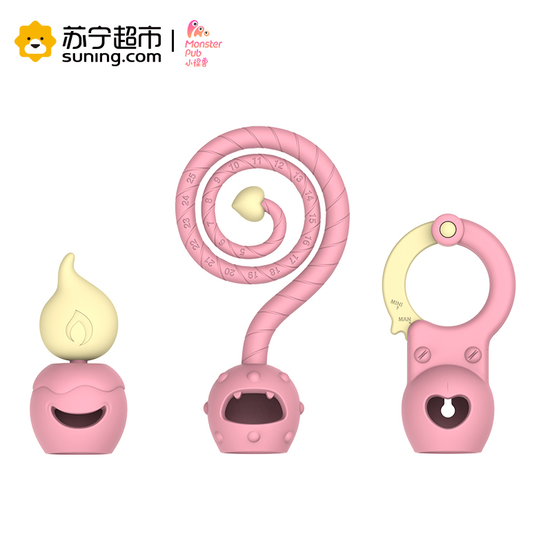 小怪兽跳蛋 蜜棒变身帽 觉悟皮鞭 震动棒配件 硅胶套刺激豆豆