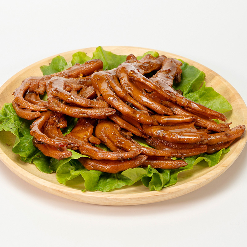 华英 精切鸭掌 500g/袋 卤鸭掌酱鸭爪食材 国产速冻生鲜禽肉