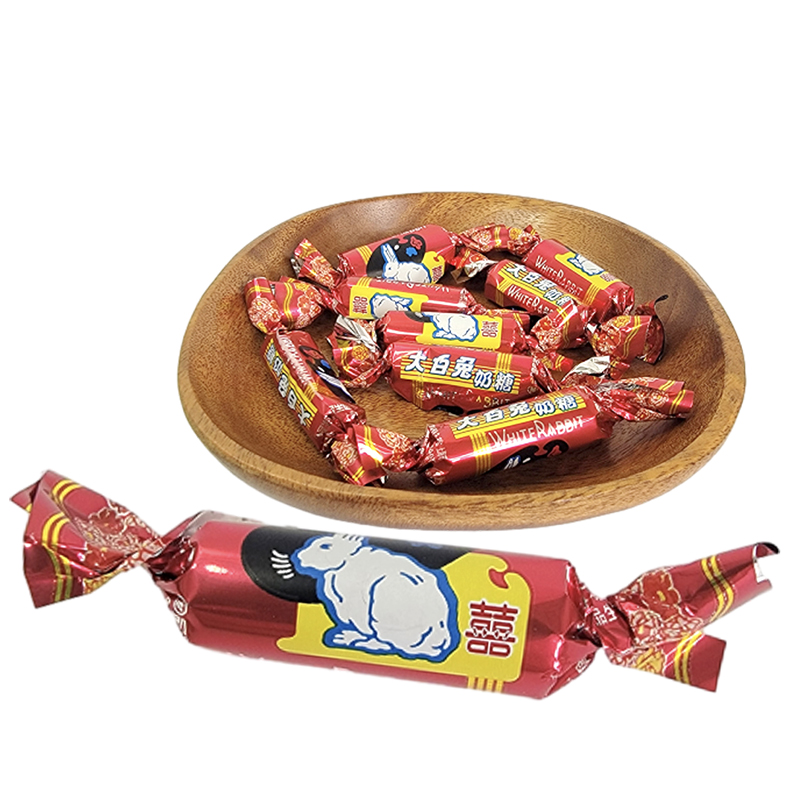 大白兔喜庆奶糖小罐装39g原味婚庆结婚喜糖节日礼物休闲零食品高清大图