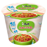 康师傅泡椒牛肉面57g/杯