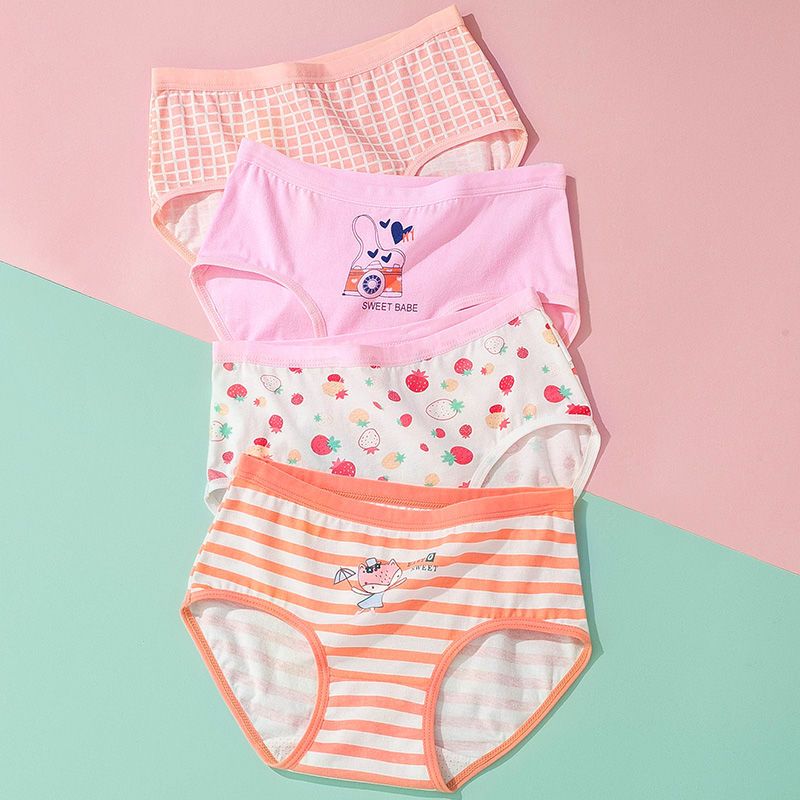 儿童内裤女童纯棉2儿童三角3小女孩短裤10中大童小童宝宝小学生不夹pp