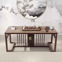 实木简约茶桌1.6米