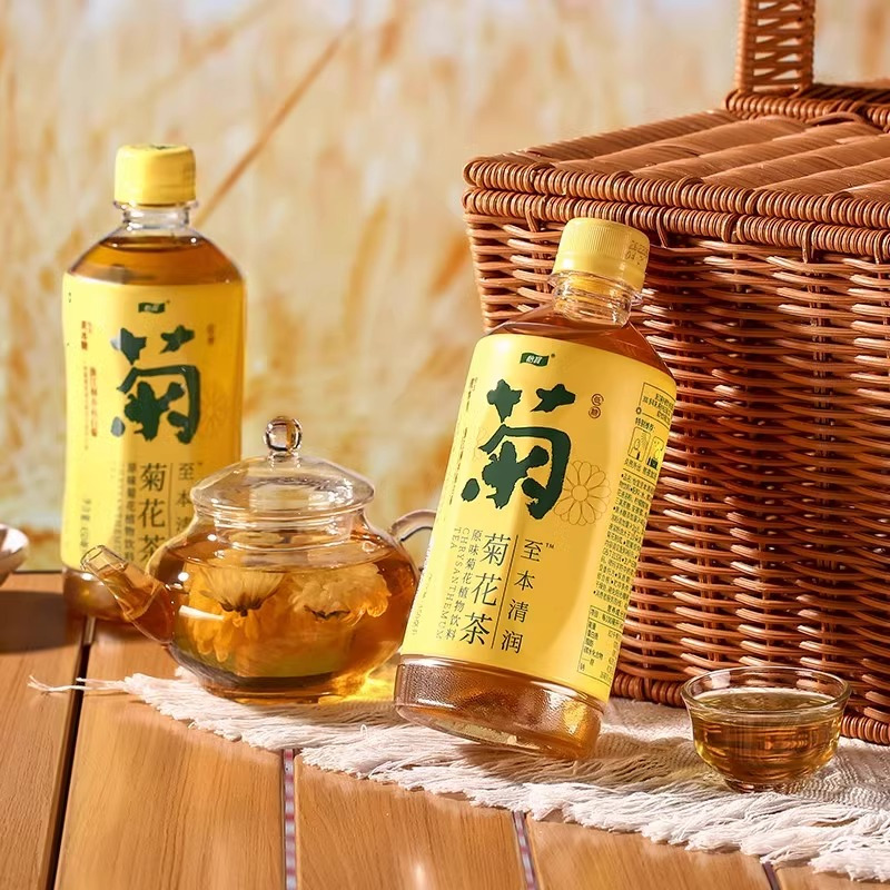 怡宝菊花茶饮料450ml*15瓶至本清润植物饮料夏日清凉解腻饮品