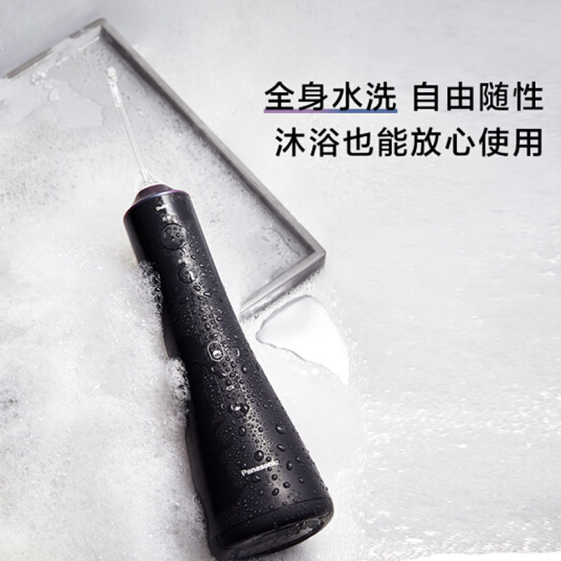 松下 (Panasonic)冲牙器 洗牙器 水牙线 非电动牙刷 全身水洗 5档可调节水压 小魔塔 EW1513H405