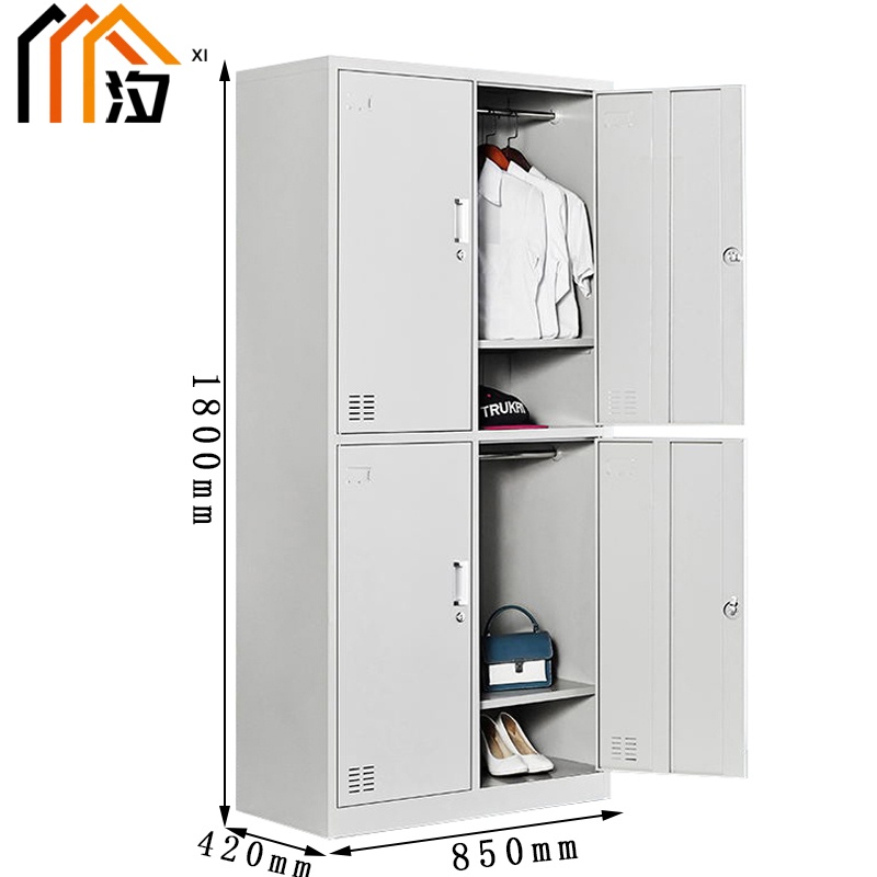 汐铁皮衣柜四门台高清大图