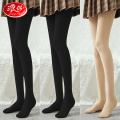浪莎丝袜女春秋款天鹅绒连裤袜秋季打底袜厚款肉色光腿神器女秋冬 微透（建议18℃~25℃穿） 【常规裆】黑2肤1（3双）