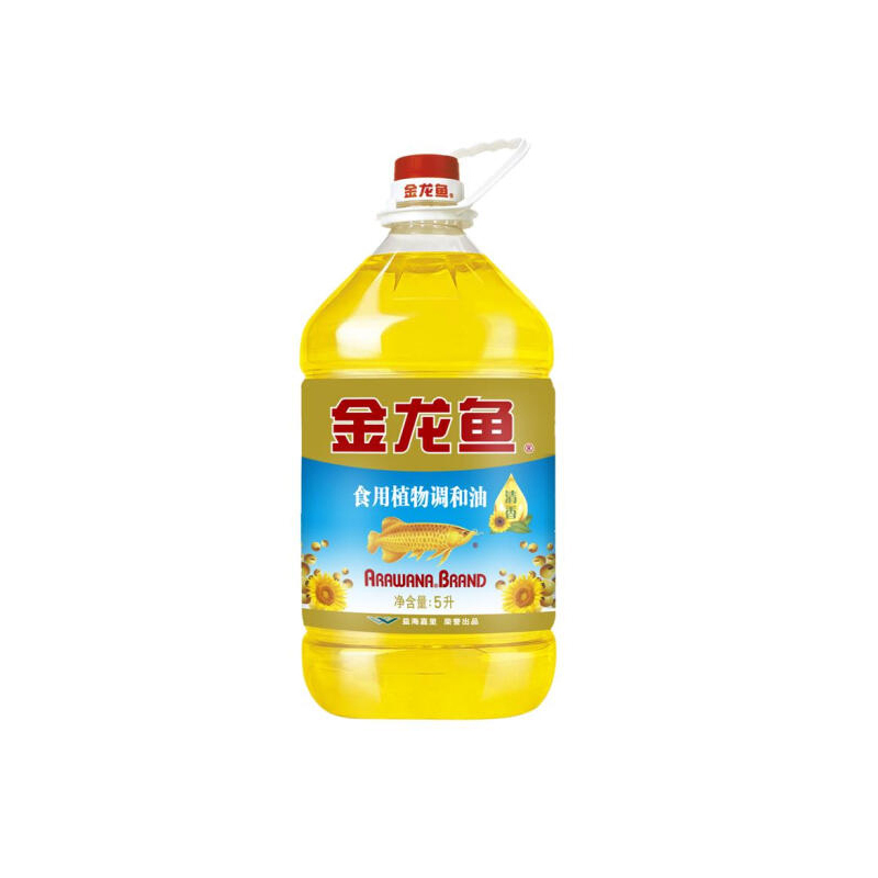 金龙鱼葵花清香调和油5000ml*4