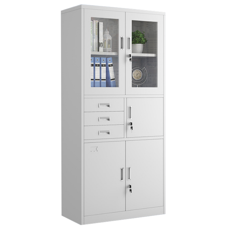 凌迪星对开文件柜850*390*1800mm台高清大图