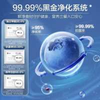海尔(Haier)多门冰箱法式四开门343L容量一级双变频风冷无霜三档变温净味超薄BCD-343WLHFD9DSFU1