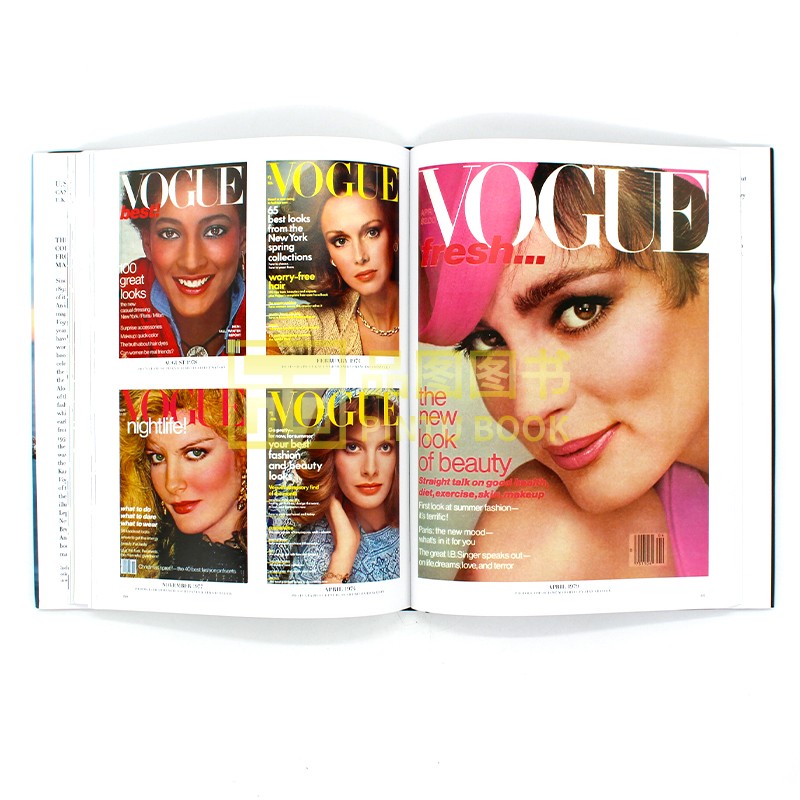 [醉染正版]下架 Vogue: The Covers 125年经典女性时尚杂志VOGUE杂志封面设计 向美丽卓越传统高清大图