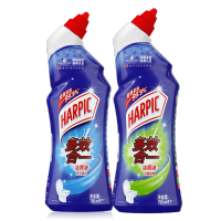 HARPIC多效合一洁厕液淡雅柑橘750ml+活力海洋750ml 强效去垢